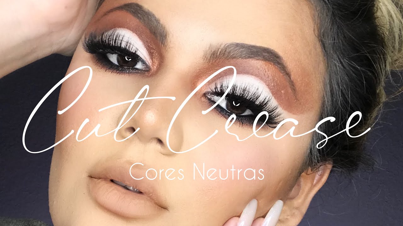 Tutorial Cut Crease em Pálpebra Gordinha