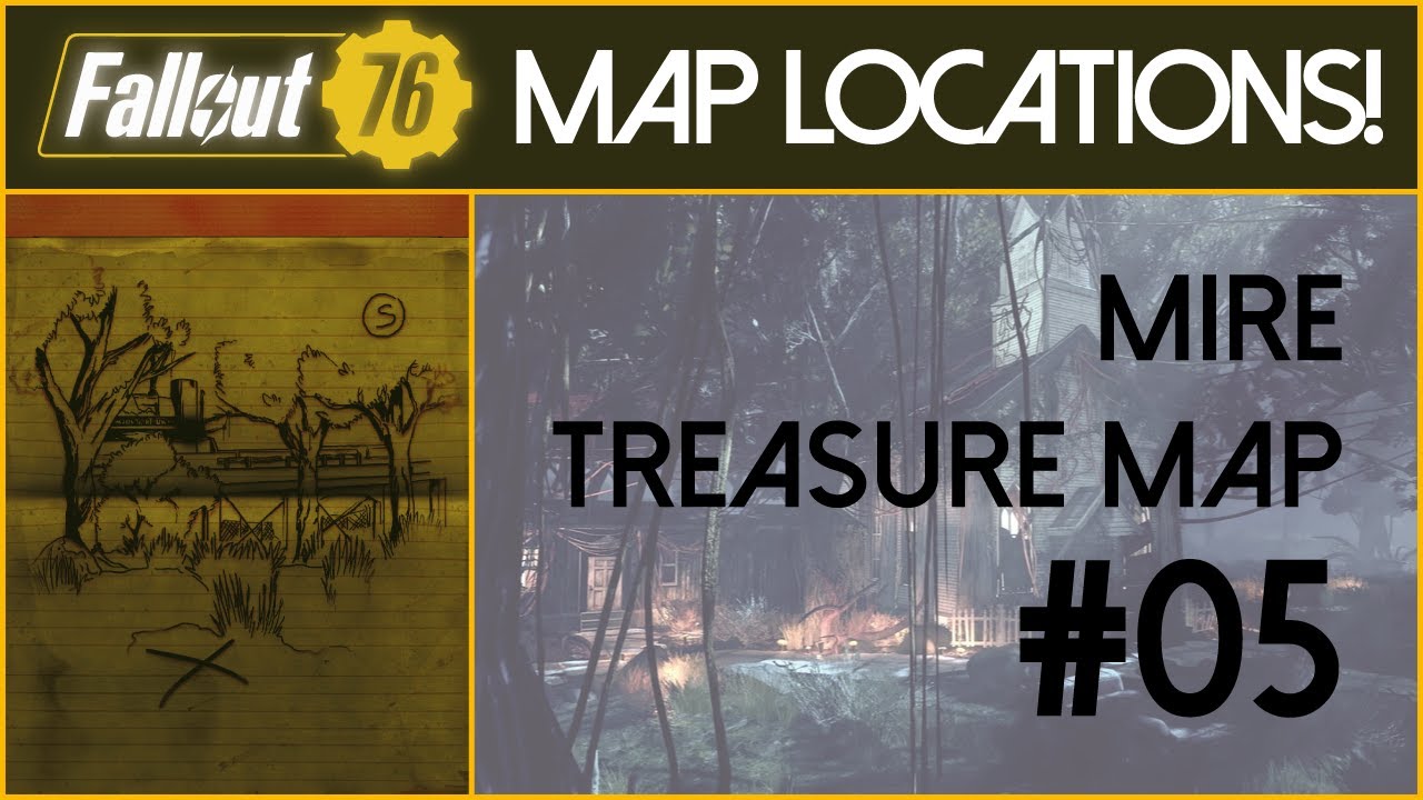 🐸Fallout 76 || The Mire 5 (Treasure Map Location)🐸