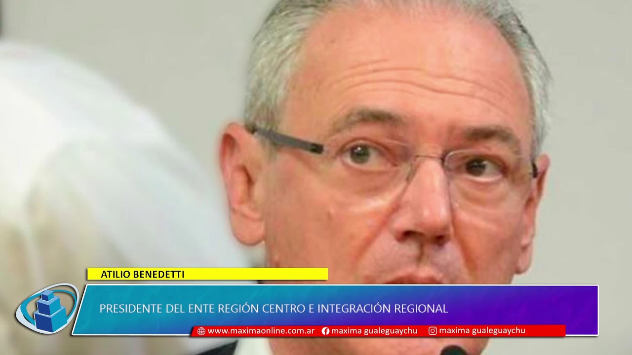 Atilio Benedetti. Presidente del Ente Región Centro e Integración Regional