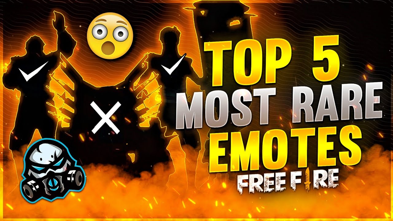 TOP 5 MOST RARE EMOTES - GARENA FREEFIRE ❤️ || OLDEST EMOTES EVER 🔥