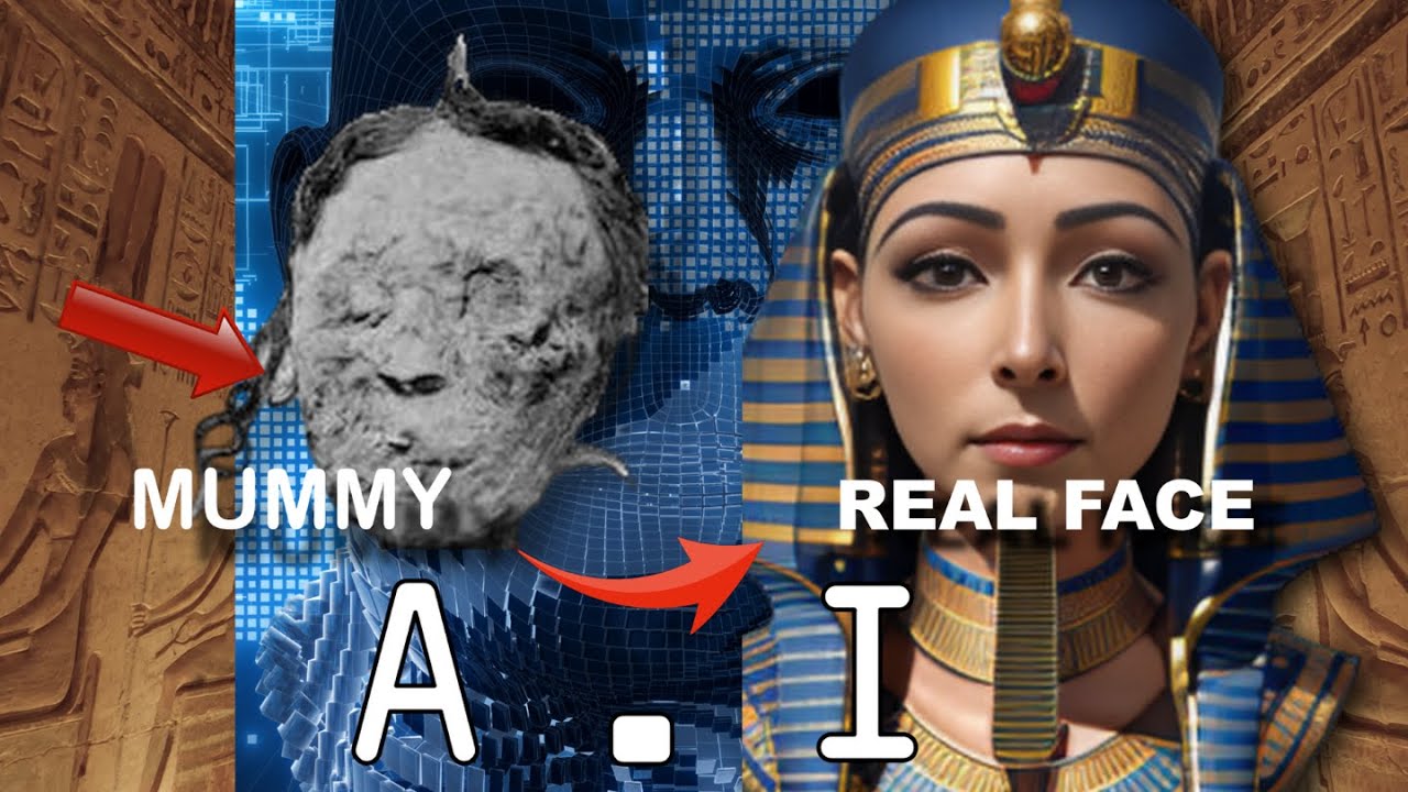 AI Reveals True Faces of Ancient Egyptian Pharaoh Mummies