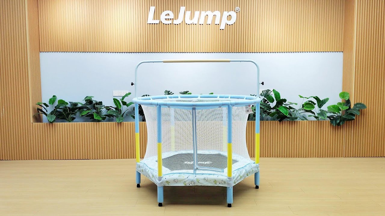 Lejump トランポリン 子供用 55インチ 取付動画（日本語）