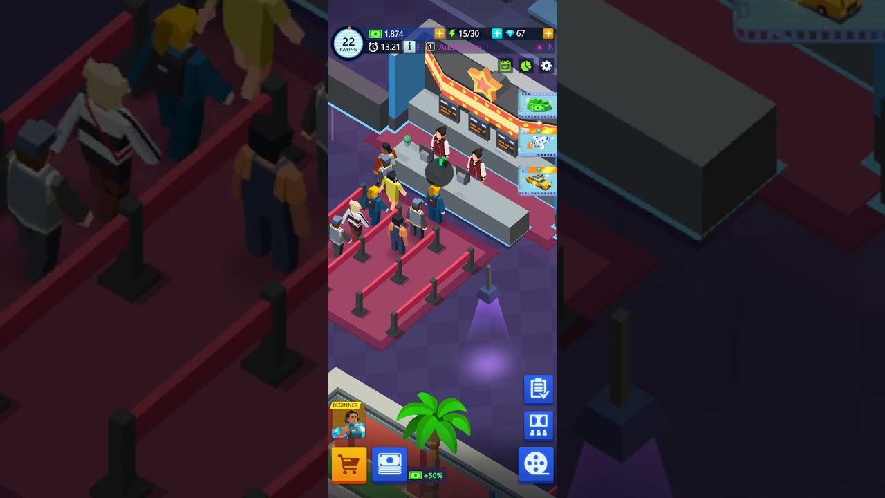 [Android] Idle Cinema Empire Tycoon Game - candy madness