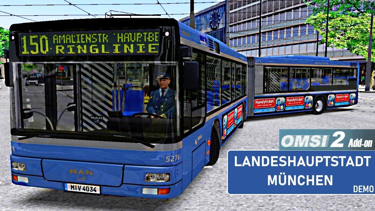 OMSI 2 [60 FPS] - MÜNCHEN Add-on Linie 150 (Demo) - Let's Play Omsi 2 [#605]