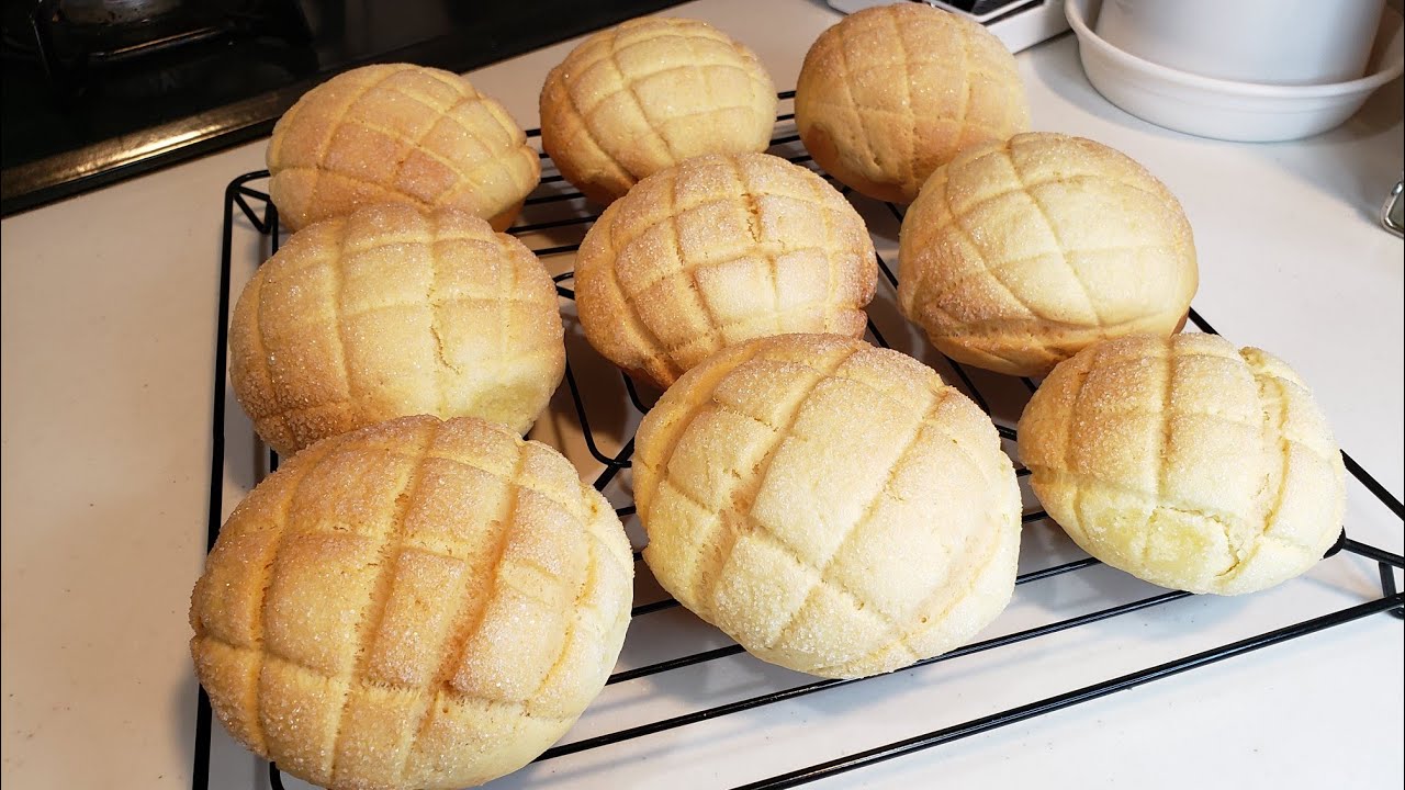 メロンパン - Bánh mì dưa lưới Nhật Bản 🍈