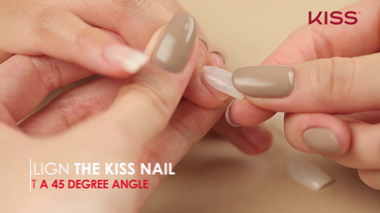 Try This All New Natural Nail Look With Kiss Salon Acrylic Nails and Guard and Bond Nail Glue!