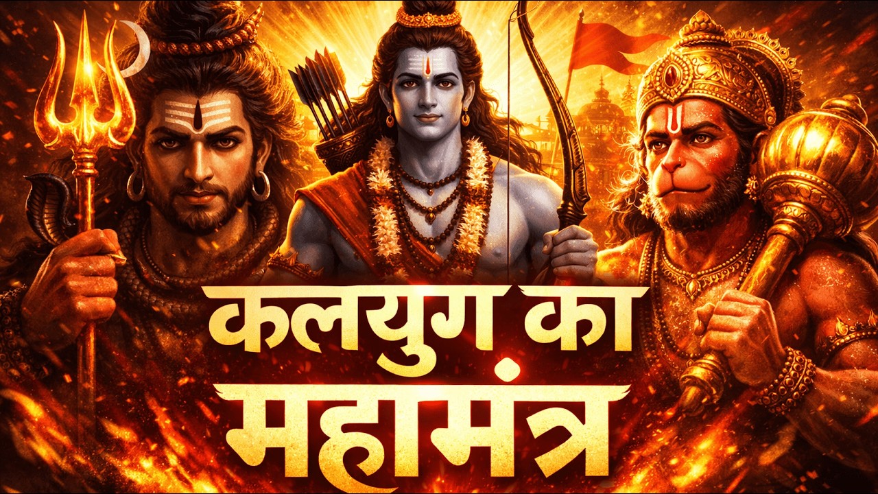 कलयुग का महामंत्र 🔱 | शिव राम हनुमान का शक्तिशाली भजन 🙏