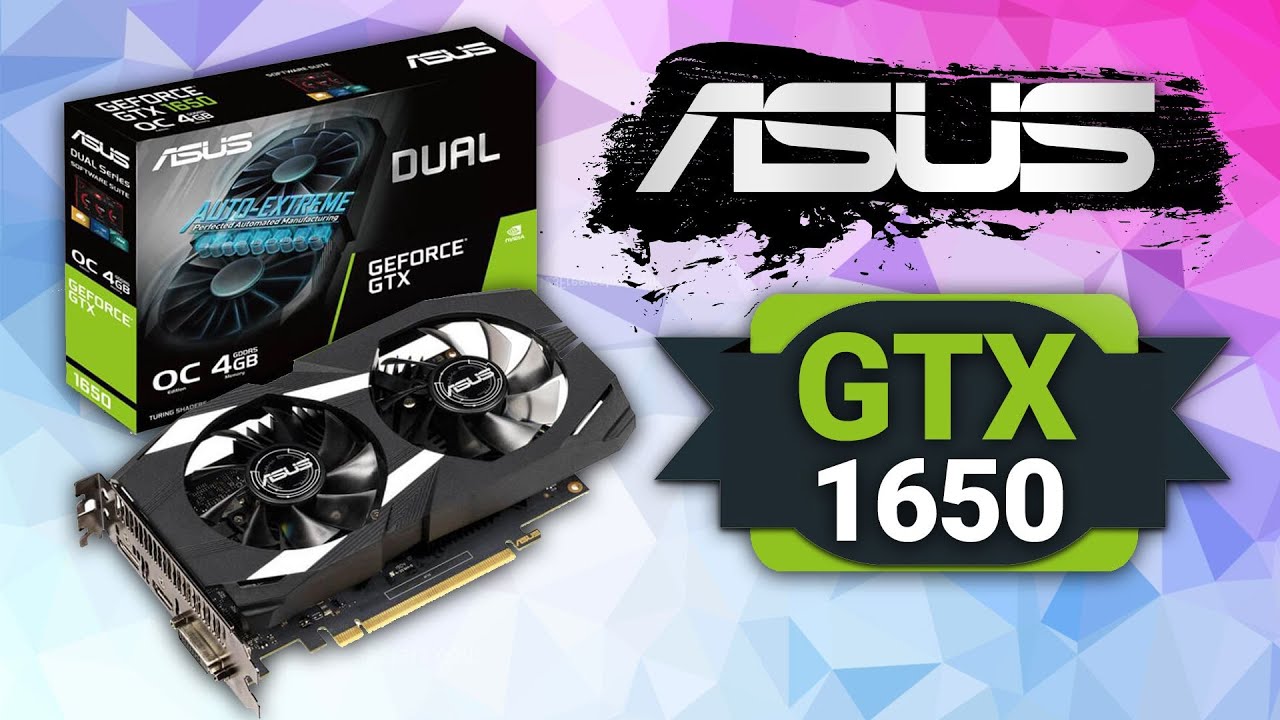 ASUS GTX 1650 OC 4GB grafics card review / unboxing game giveaway 2020 Nvidia fps test overclock