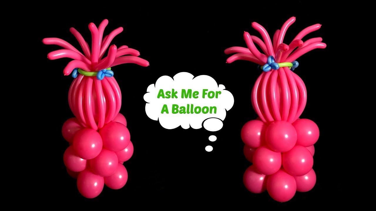 Trolls Party Balloon Decoration