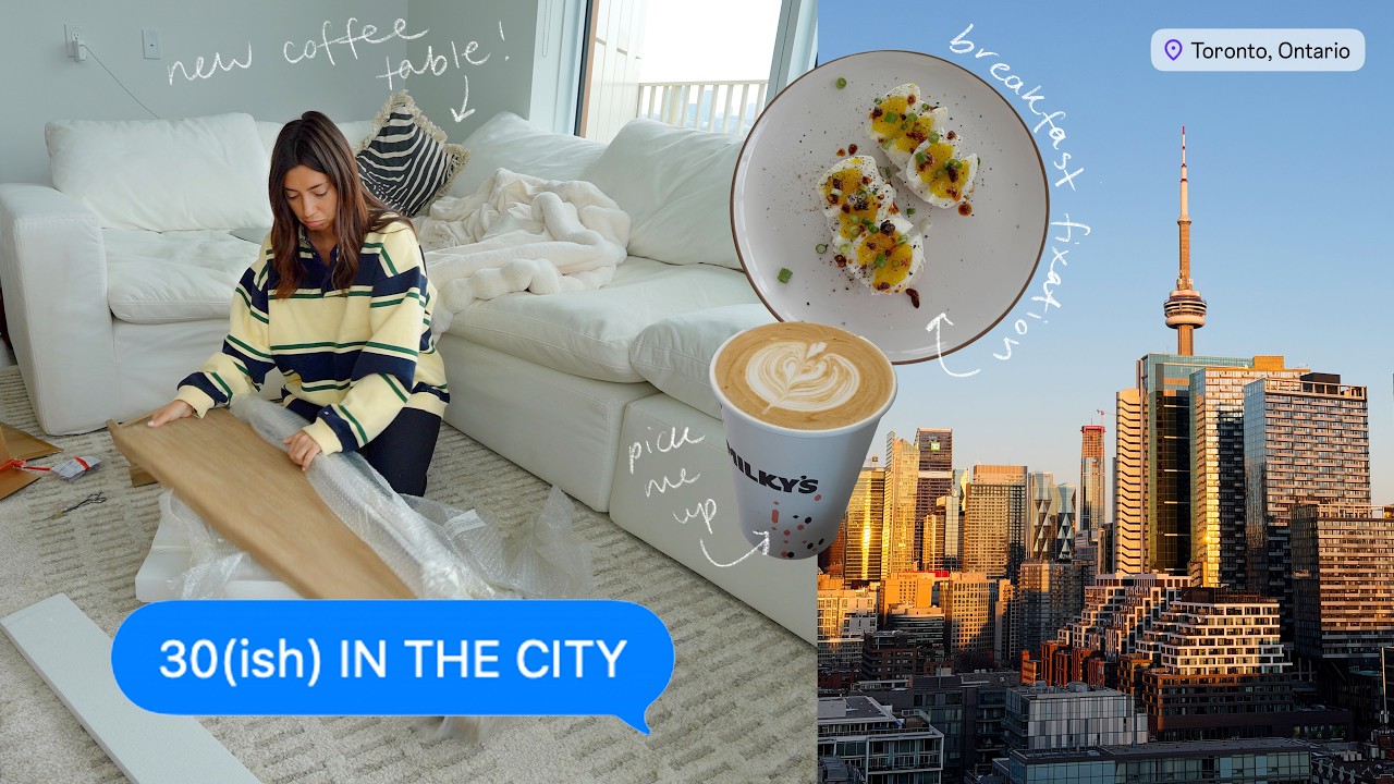30ish in the city | new coffee table, makeup organization & GNOs!