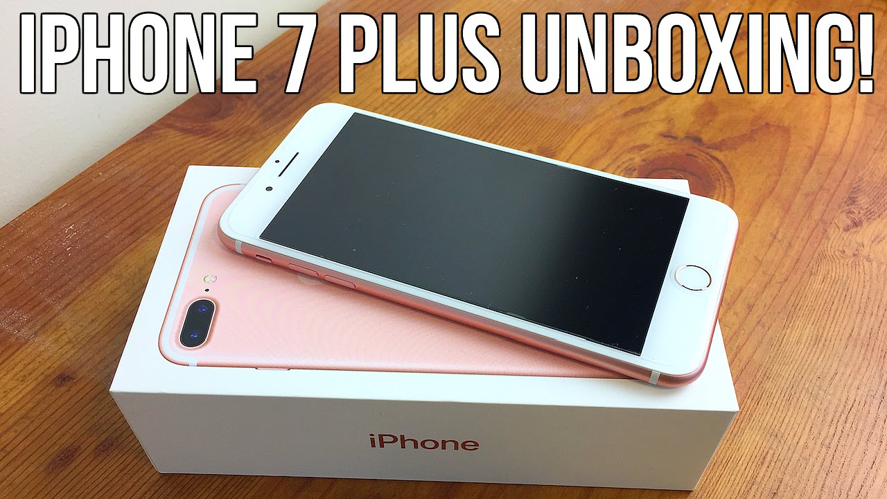 Unboxing iPhone 7 Plus | Rose Gold 256GB