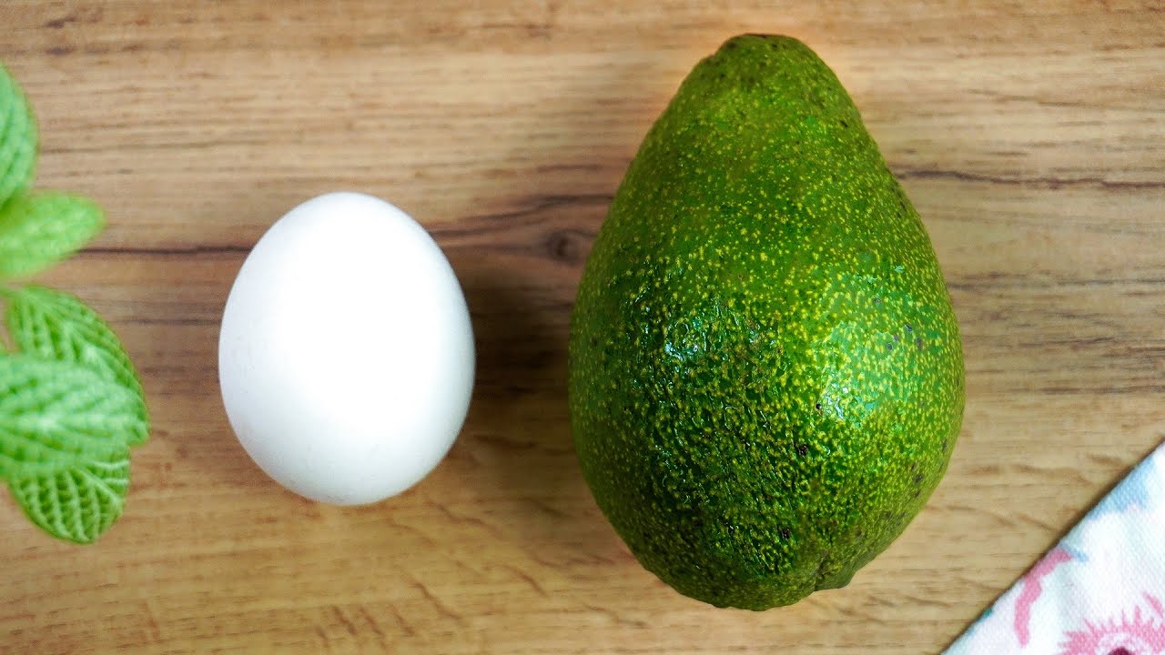 Wenn Sie 1 Avocado und 2 Eier haben, machen Sie dieses köstliche Frühstück!