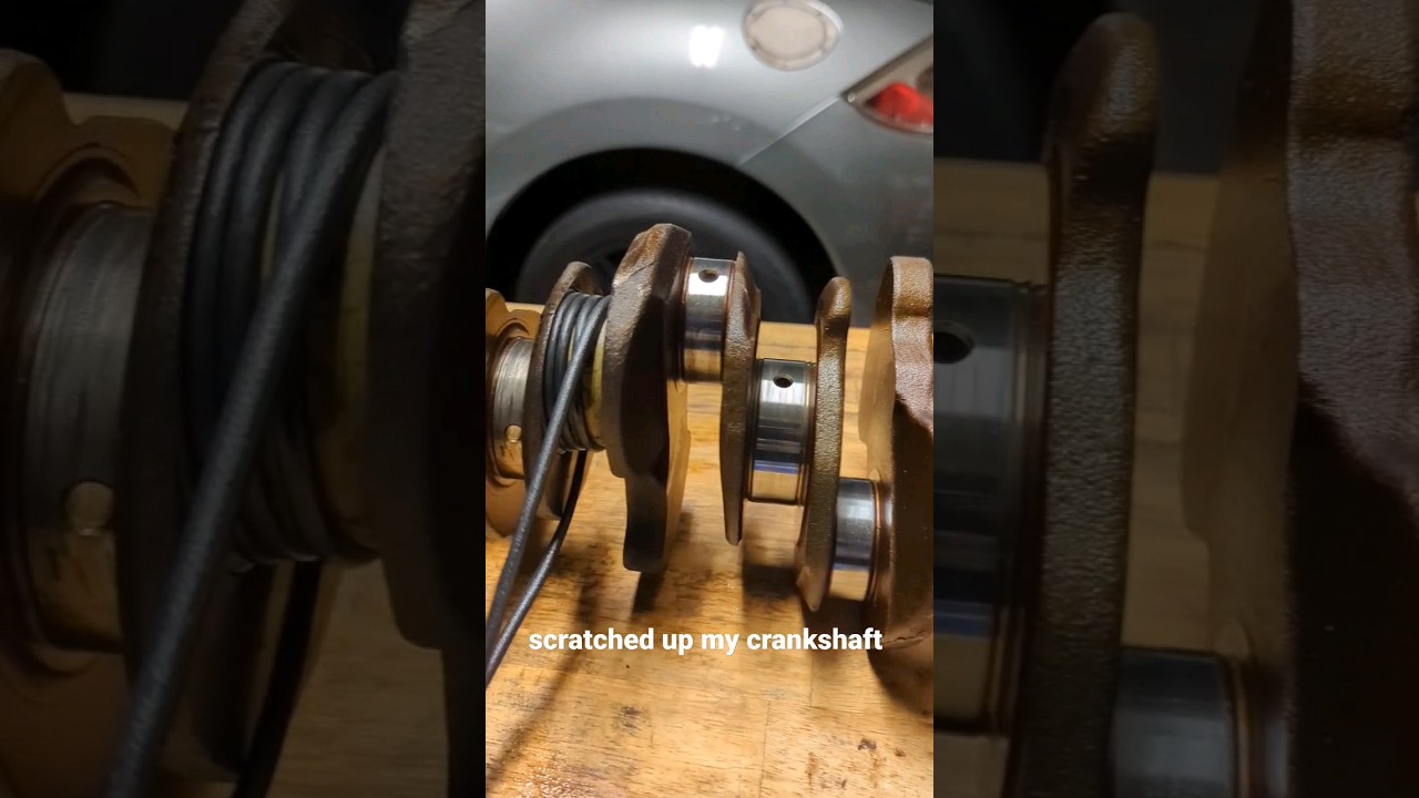 Resurfacing my crankshaft after two spun rod bearings - Mitsubishi Eclipse GT V6 6G75
