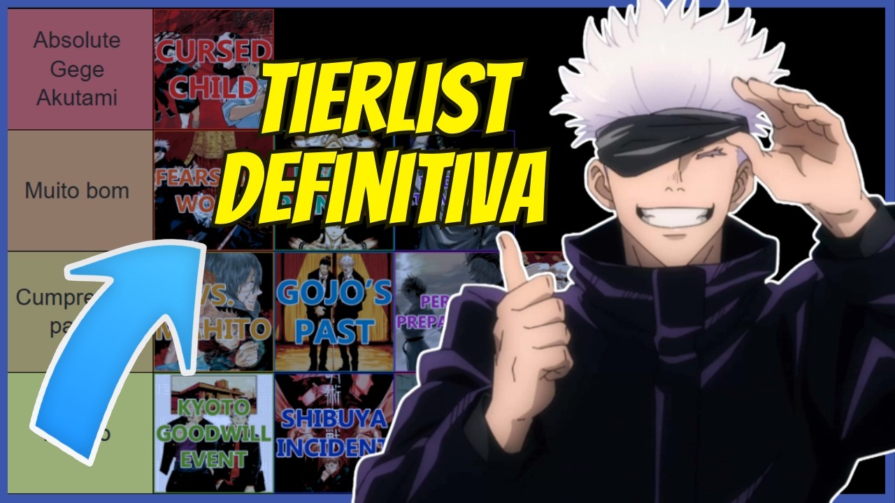 TIER LIST ABSOLUTA e INCONTEST&Aacute;VEL de ARCOS de JUJUTSU KAISEN