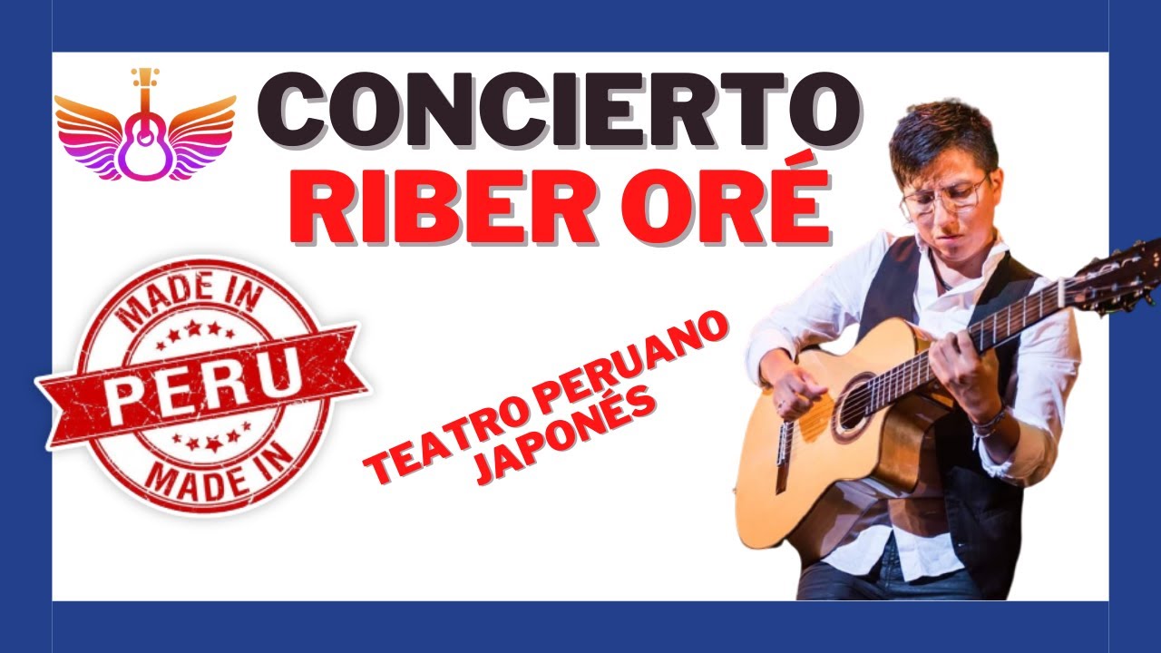 🎸Concierto de  RIBER ORE en el Teatro Peruano Japonés
