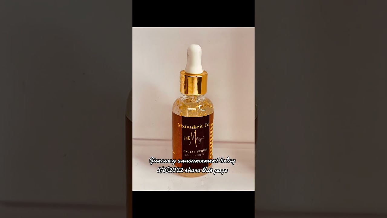 Win a 24k Magic Facial Serum for Glowing Skin! Share & Enter Now
