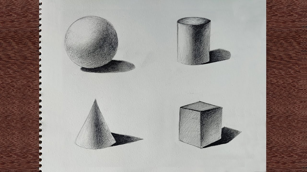 Basic shapes drawing for beginners