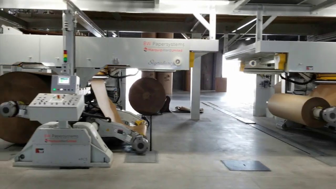 BW Papersystems MarquipWardUnited Triple Wall Corrugator at Maxco