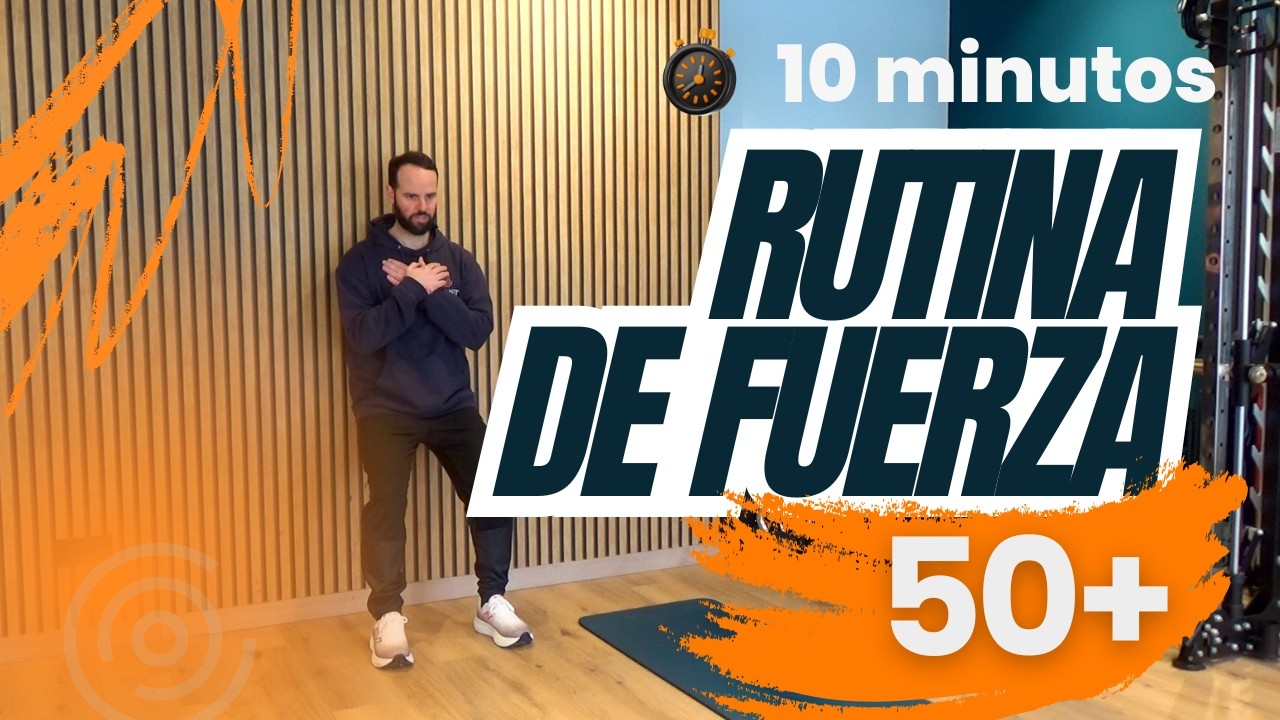 Ejercicios Diarios En Casa para Mayores de 50 [ RUTINA DE FUERZA] (10 minutos)