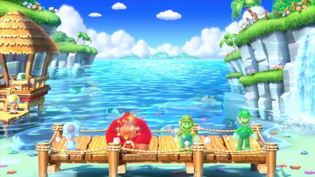 Mario Party 10 Coin Challenge #79 Toad vs Donkey Kong vs Mario vs Luigi Master Difficulty