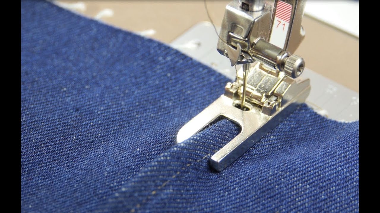 Tutorial: how to sew lapped and flat-felled seams with the BERNINA lap seam foot no. 70 and 71