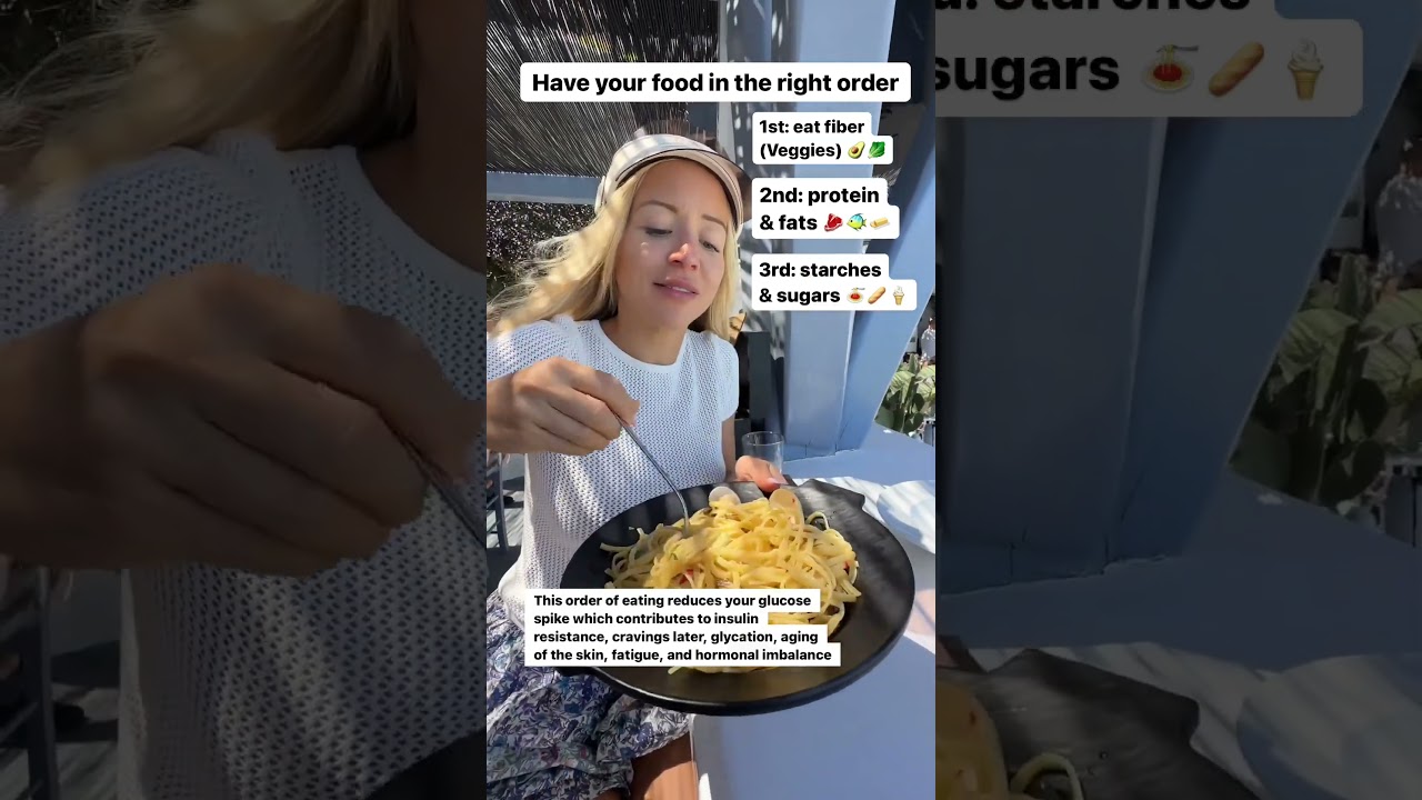 Eating food in the right order is one of my favorite biohacks!