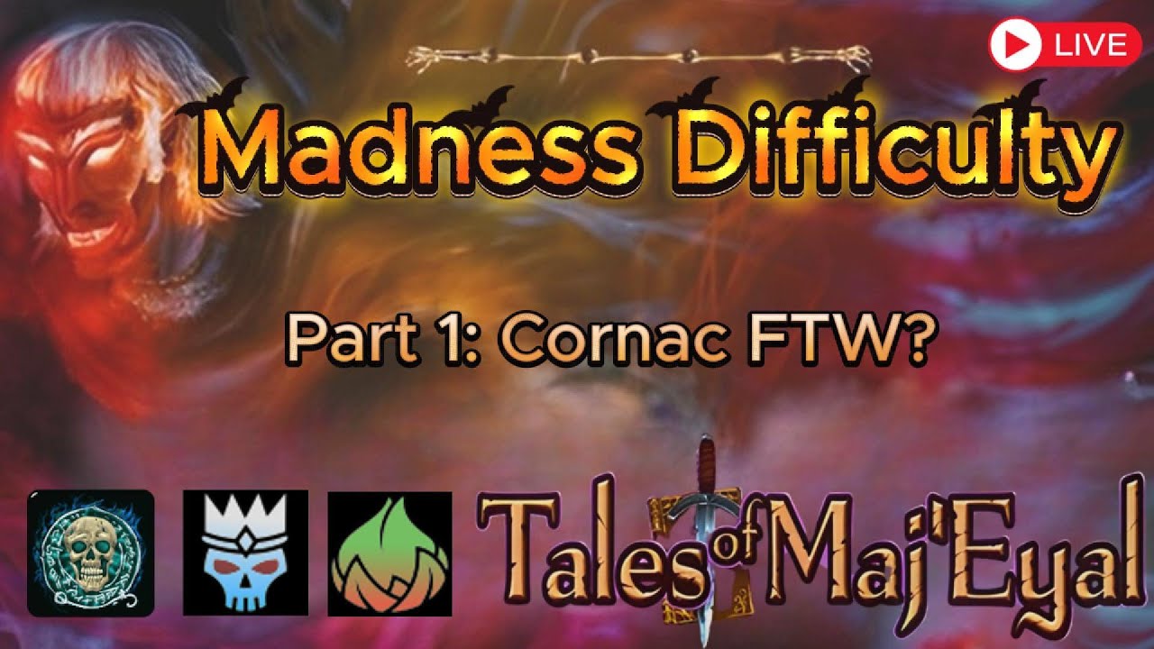 ToME4 Cornac Necromancer | Madness Difficulty Part 1 Live