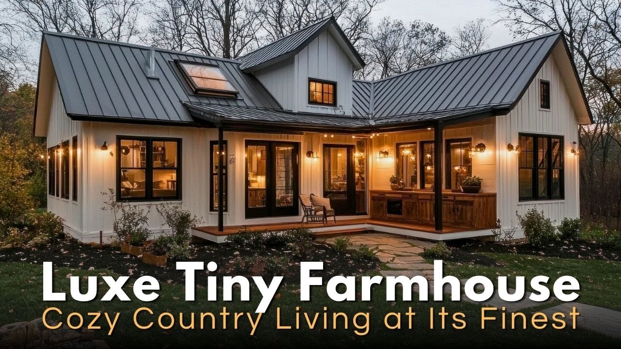 Cozy Country Living in a Luxe Tiny Farmhouse