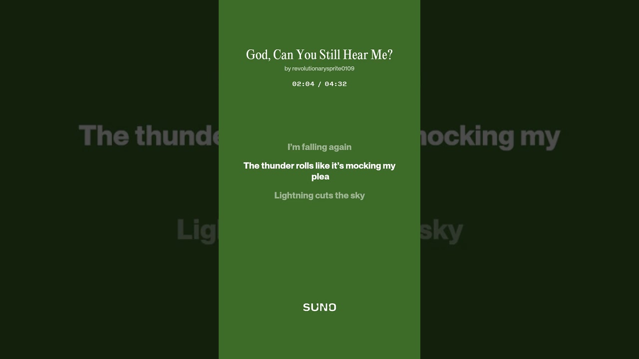 🎵 gospel music 02 God, Can You Still Hear Me_