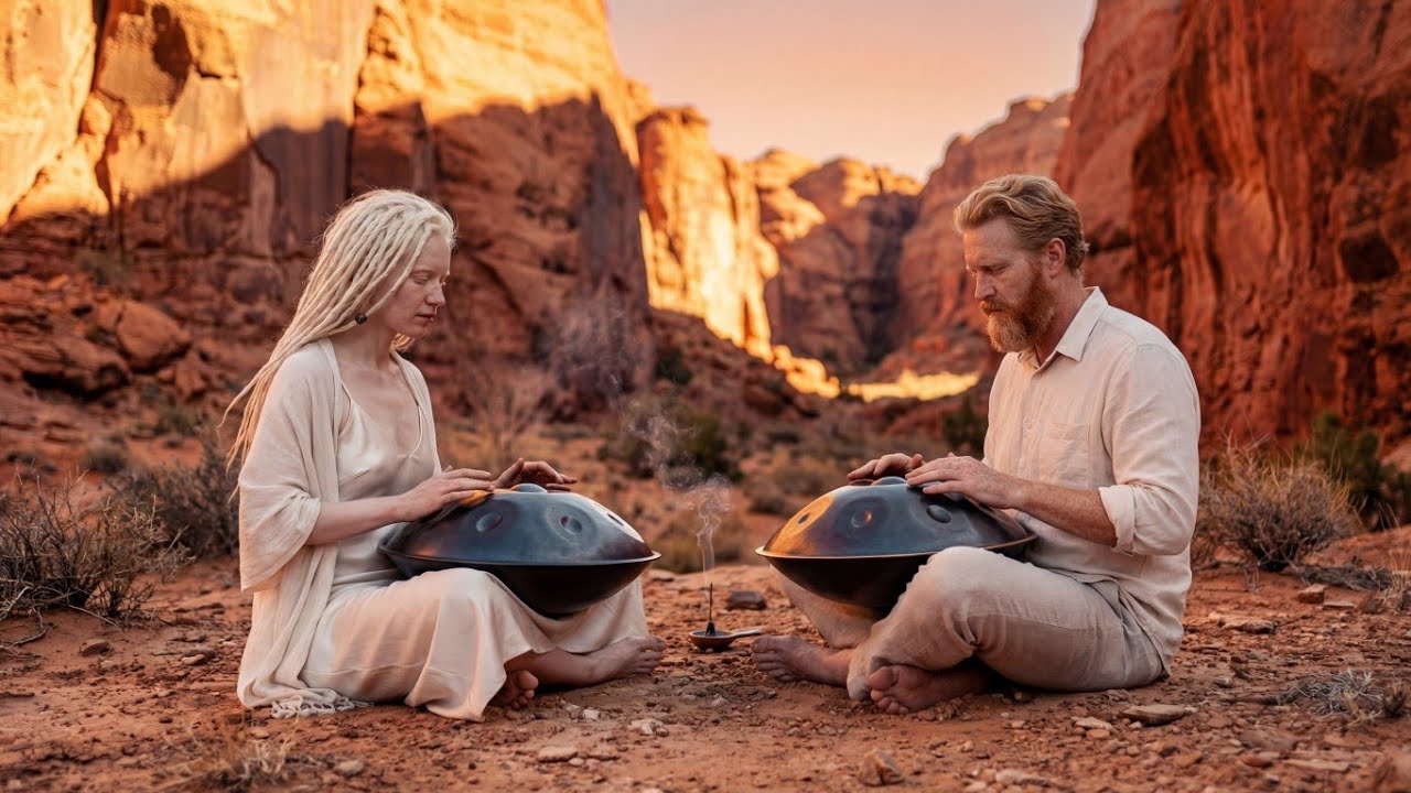 1 Hour Handpan Meditation Music — 432 Hz Healing Vibes | Selene & Bjørn