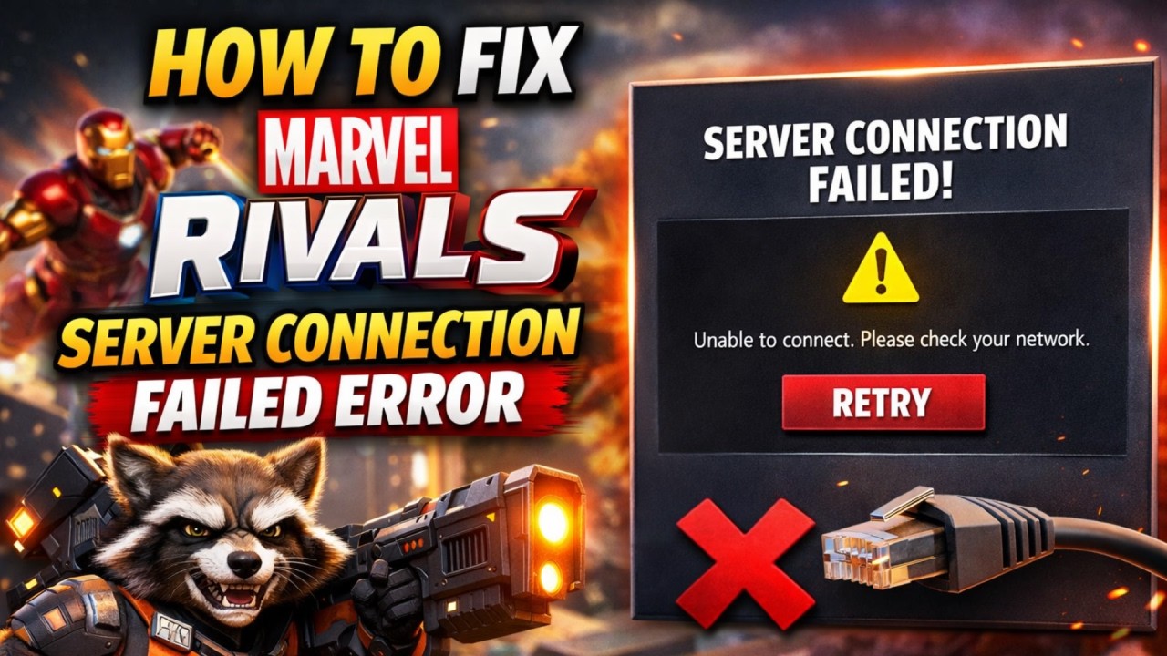 How To Fix Marvel Rivals Server Connection Failed Error