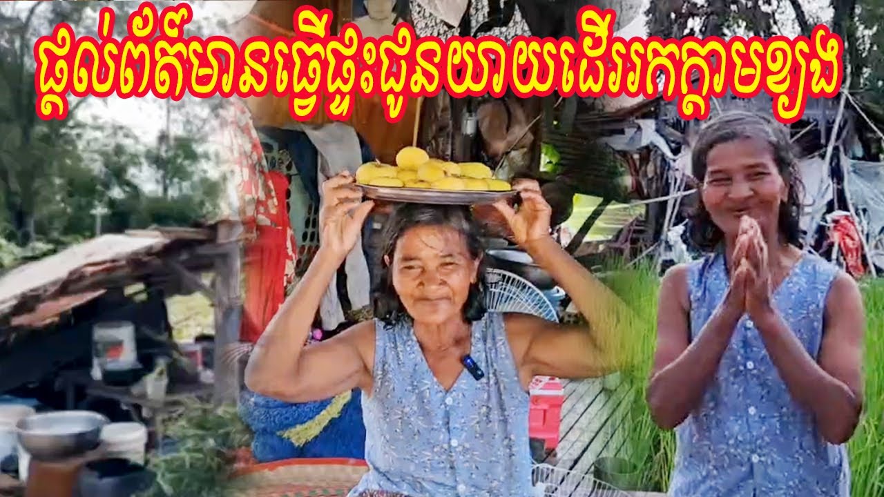 ផ្តល់ព័ត៍មានធ្វើផ្ទះជូនយាយដើររកក្តាមខ្យង