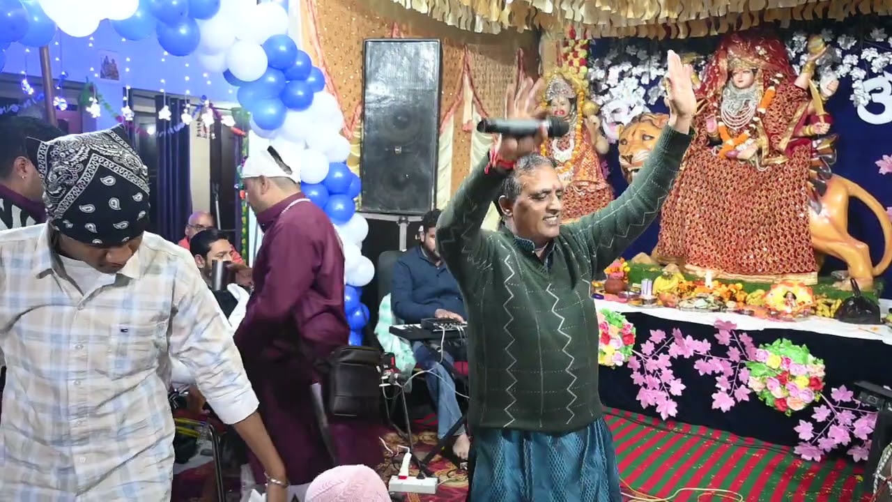 मैहरा हौयीया मईया अश्विनी शास्त्री मेरे घर का जागरण हाजरी लगवाते 🙏#jaimatadi 