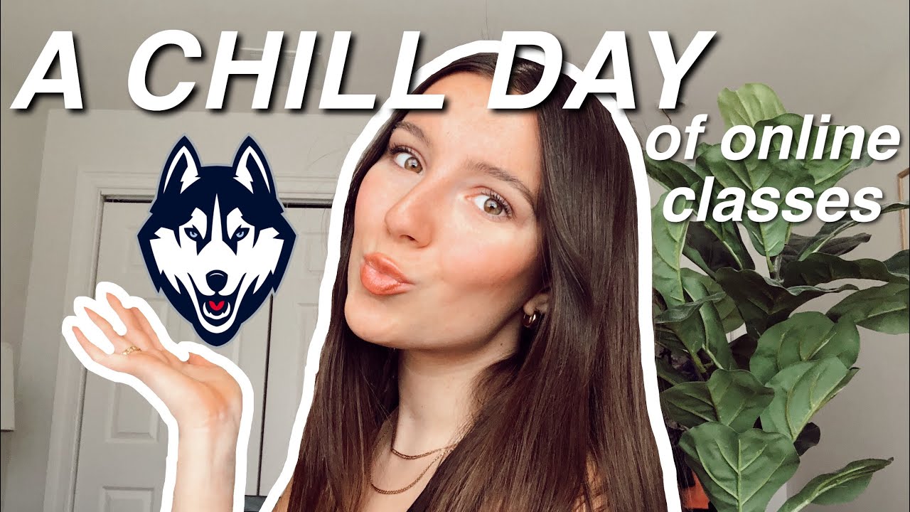 UCONN DAY IN MY LIFE...ONLINE! | Quarantine Online Classes | Daily routine taking online classes