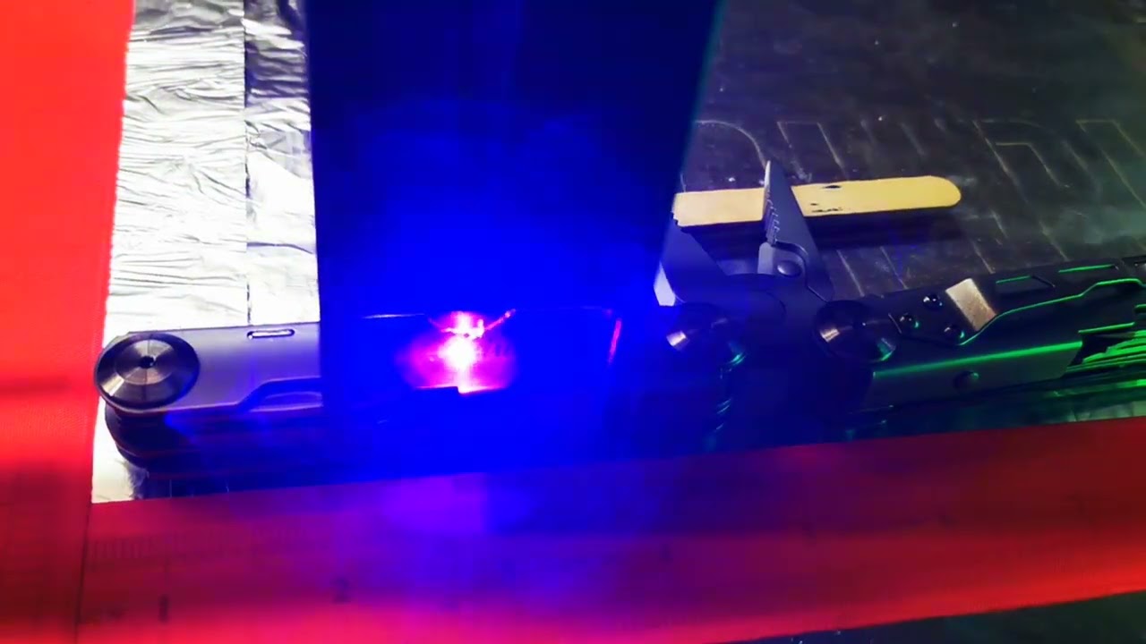 Diode laser Atomstack A5 M50 steel engraving from Aliexpress