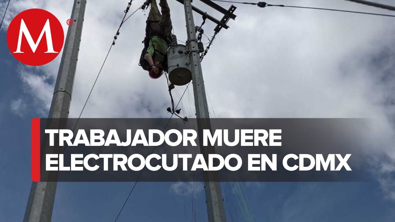 Hombre muere electrocutado en alcaldía Iztacalco; trataba de pintar una barda