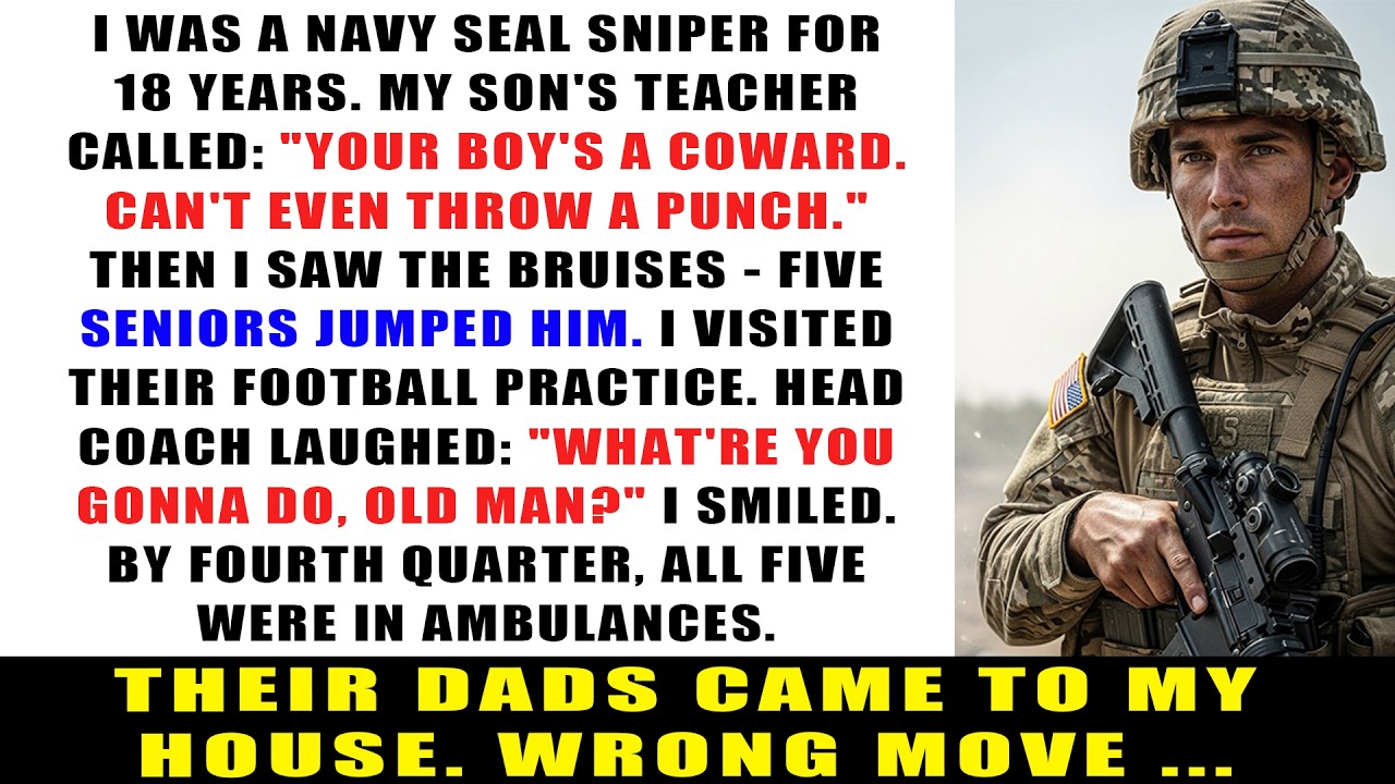 Son's Teacher Called Him a  Coward  — Didn't Know I Was a Navy SEAL Sniper for 18 Years