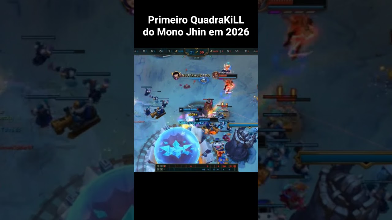 Primeiro QuadraKiLL do Mono Jhin em 2026 