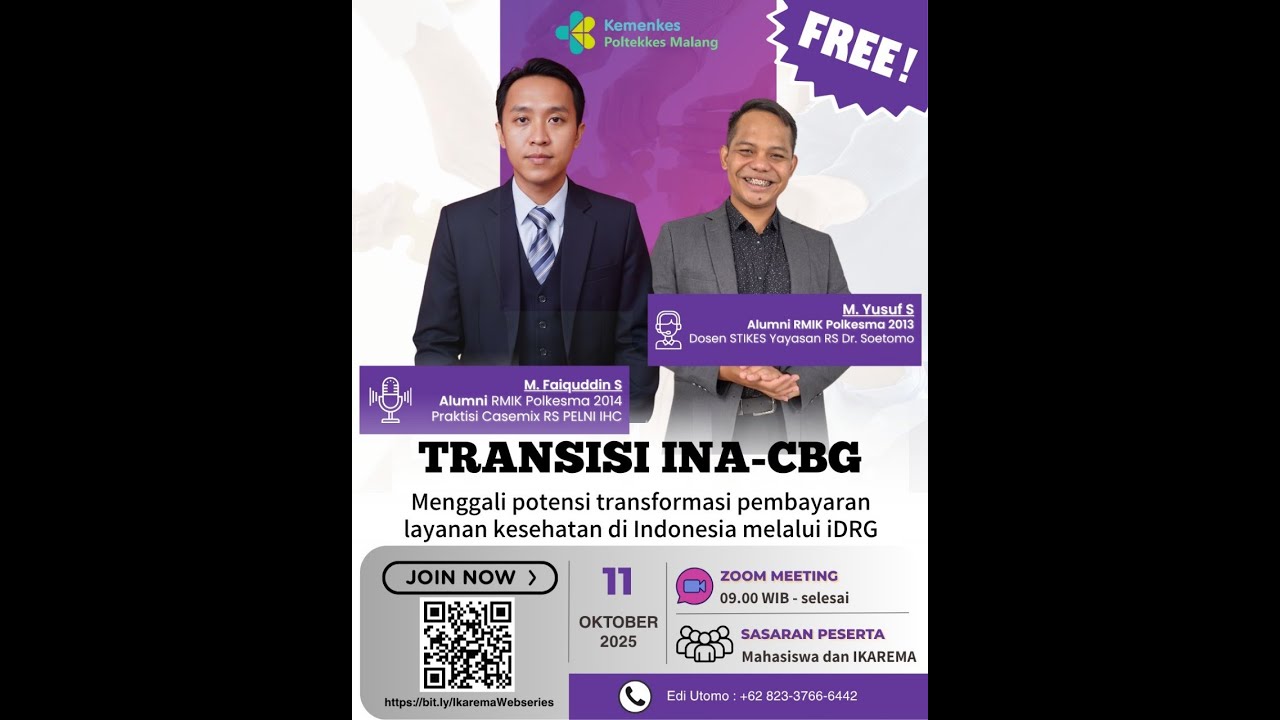 [Part 1] | Apa, Kenapa dan Bagaimana? | Transisi INA-CBG menuju iDRG