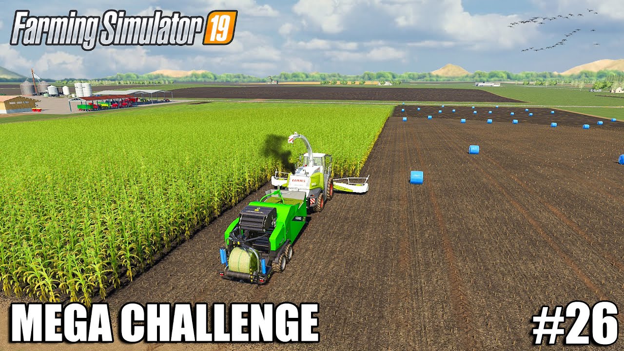 I CREATED THE BEST CLAAS SILAGE_BALER COMBO| MEGA Challenge | Farming Simulator 19 | Episode 26