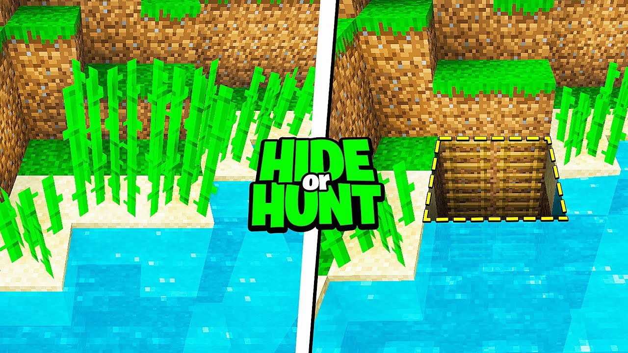 Most Secret River Base in Minecraft Hide Or Hunt!
