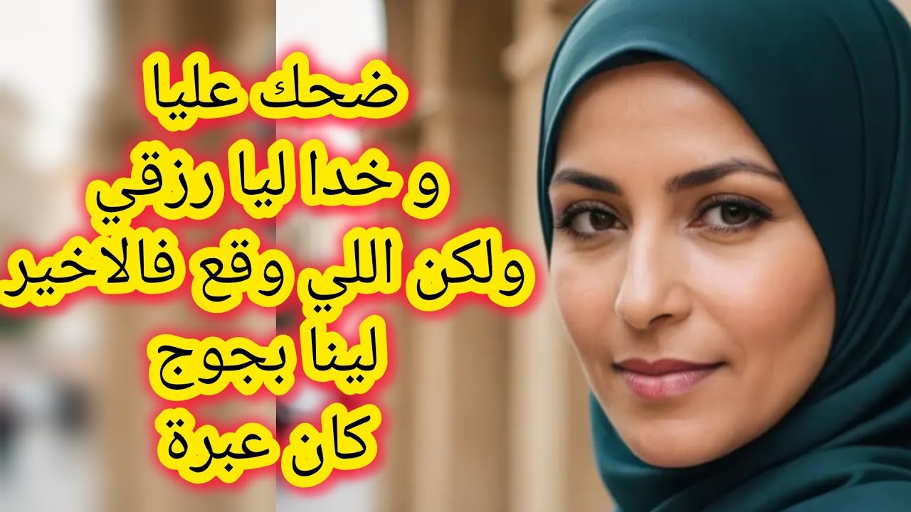 تقت فيه و خدا ليا رزقي ولكن اللي وقع لينا فالاخر انا وياه كان عبرة 