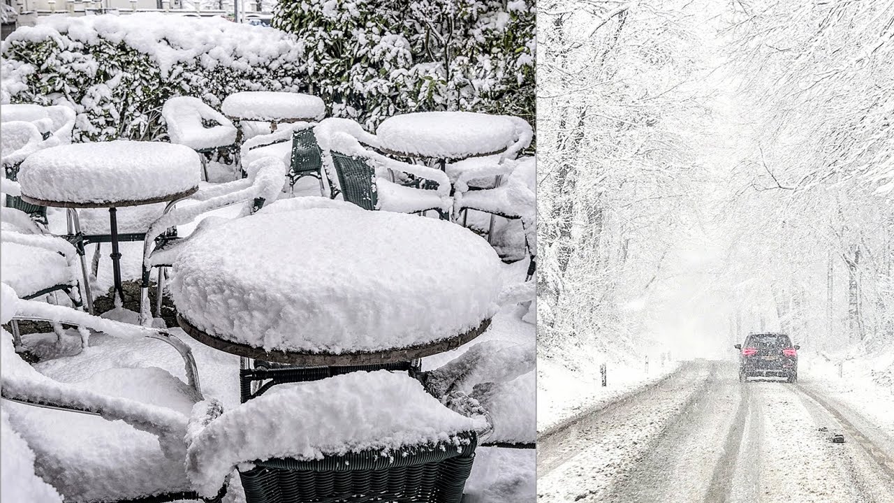 10-20 cm sneeuw in Limburg en Gelderland! (3/4 januari 2026)