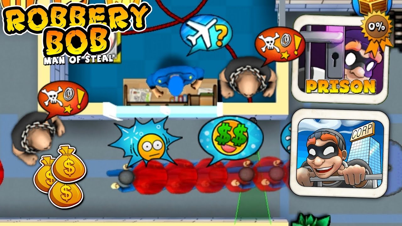 Robbery Bob - Prison Chapter Gameplay Walkthrough Ep 82