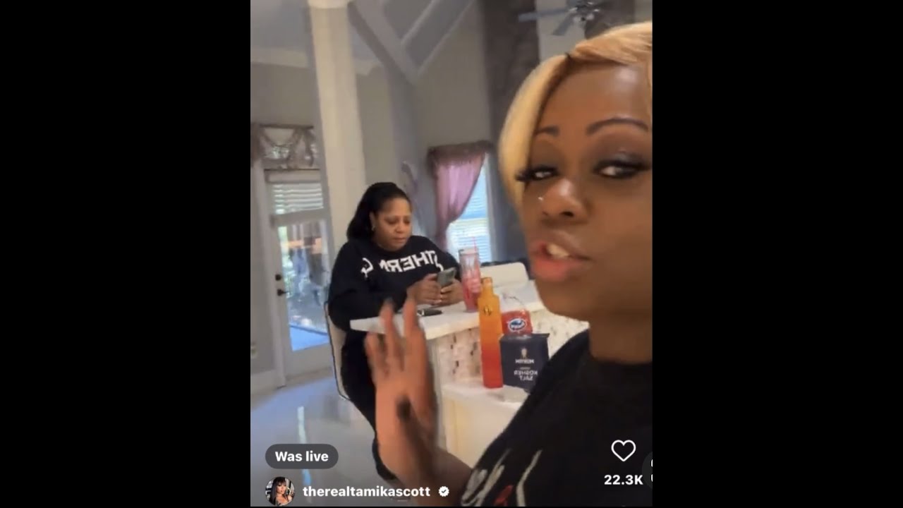 Tamika Scott Of Xscape and Trina Braxton from Braxtons Family Values Square Off In The Kitchen