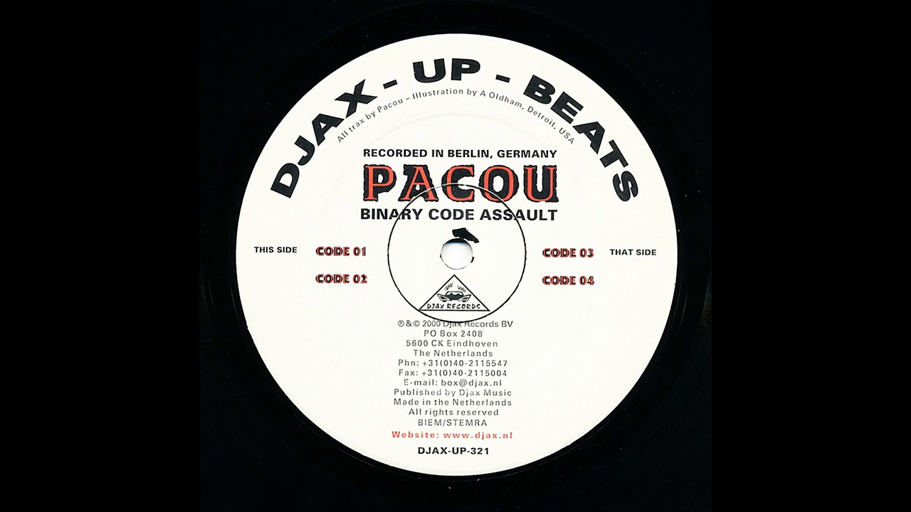 Pacou - Code 03 - Binary Code Assault EP - Djax-Up-Beats - DJAX-UP-321