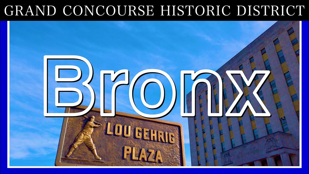 The Bronx, New York【Grand Concourse Historic District】2020 Waking Tour, Travel Guide【4K】