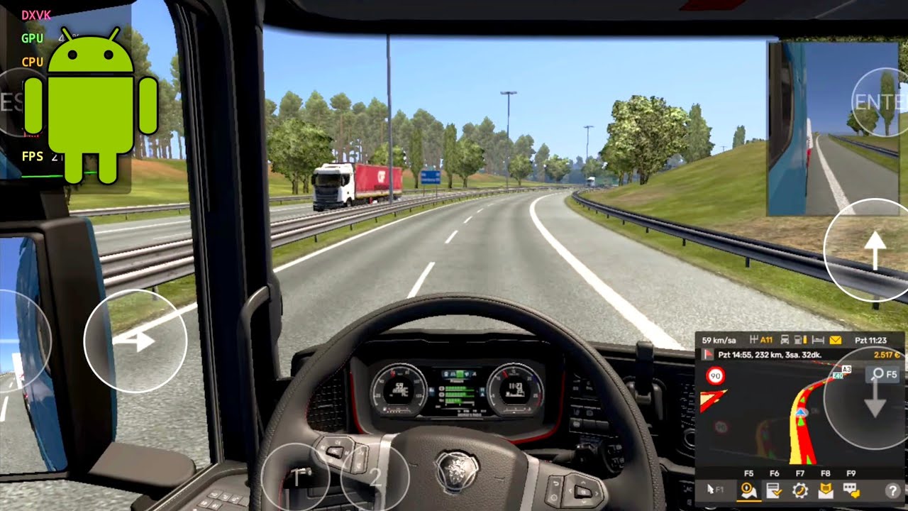 Euro Truck Simulator 2 Android Port Winlator & GameHub Emulator - Offline Mobile Gameplay ETS 2