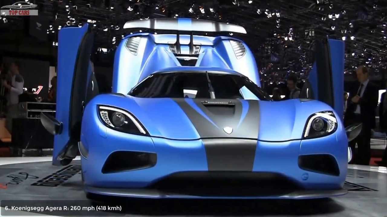 [Top Cars]: TOP 10 FASTEST SUPERCARS IN THE WORLD 2017
