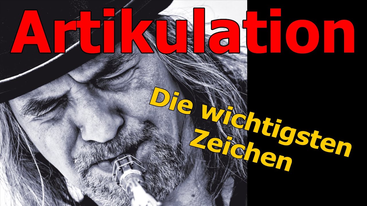 Artikulation f&uuml;r Saxophon